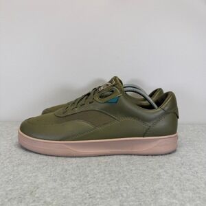 Vessi Courtside Classic Sneaker Women Size 9  Olive Green Waterproof Sneakers